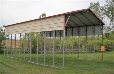 24x50 Vertical Roof Metal Carport