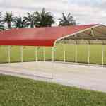 26x35 regular roof metal carport