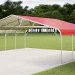 28x20 regular roof metal carport