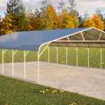 28x35 regular roof metal carport