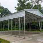 30x40 vertical metal carport