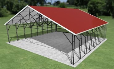 32x32 Vertical Roof Carport