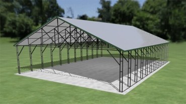 32x44 Vertical Roof Carport