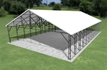 32x48 Vertical Roof Carport