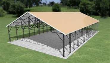 32x52 Vertical Roof Carport