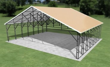 34×28 Vertical Roof Carport