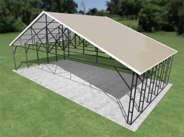 38x20 Vertical Roof Carport