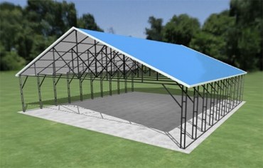 38x40 Vertical Roof Carport