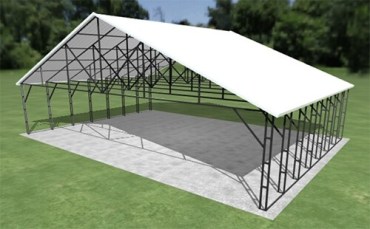 40x28 Vertical Roof Carport