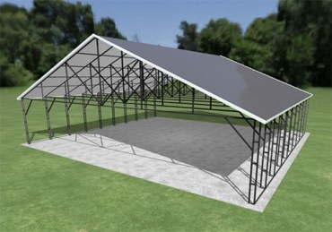 40x36 Vertical Roof Carport