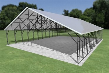 40×48 Vertical Roof Carport