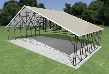 42x24 Vertical Roof Carport