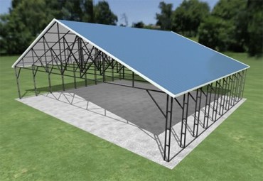 42x36 Vertical Roof Carport