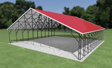 42x40 Vertical Roof Carport