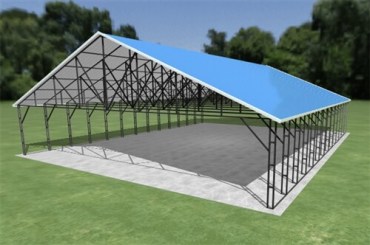 42x52 Vertical Roof Carport