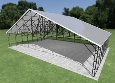 46x32 Vertical Roof Carport