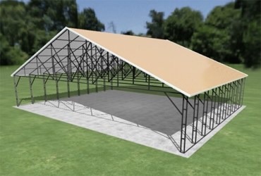 46x36 Vertical Roof Carport