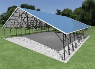 46×48 Vertical Roof Carport