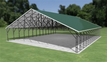 46x52 Vertical Roof Carport