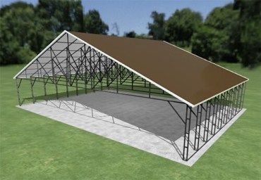 50x36 Vertical Roof Carport