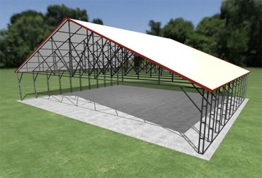 50x40 Vertical Roof Carport