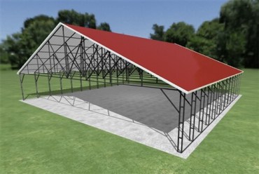 50x48 Vertical Roof Carport