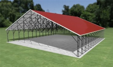 50x52 Vertical Roof Carport