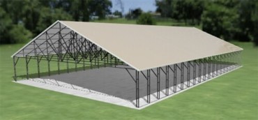 50x80 Vertical Roof Carport