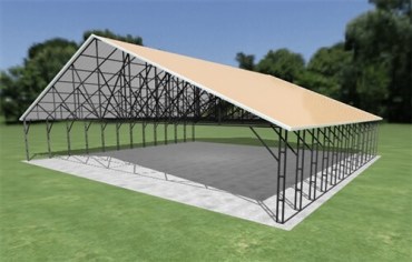 52x48 Vertical Roof Carport