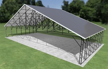 54x28 Vertical Roof Carport