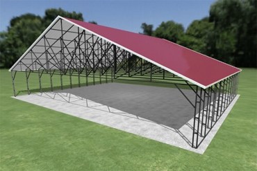 54x44 Vertical Roof Carport