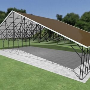 56x32 Vertical Roof Carport - Alan's Factory Outlet