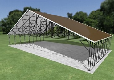 56x32 Vertical Roof Carport