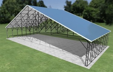 58x28 Vertical Roof Carport