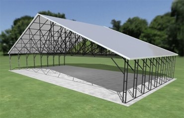 58x32 Vertical Roof Carport