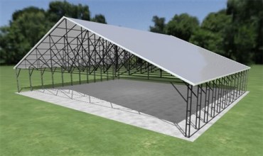 58x48 Vertical Roof Carport