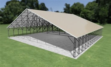 58x52 Vertical Roof Carport