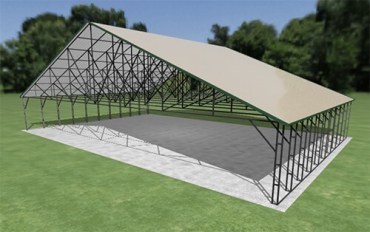 60x40 Vertical Roof Carport