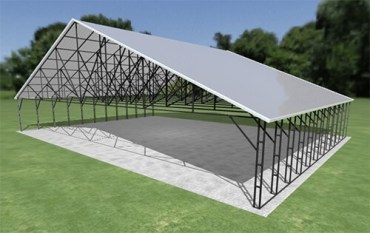 60x44 Vertical Roof Carport