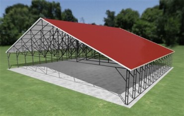 60x52 Vertical Roof Carport