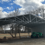 60x40 vertical metal carport