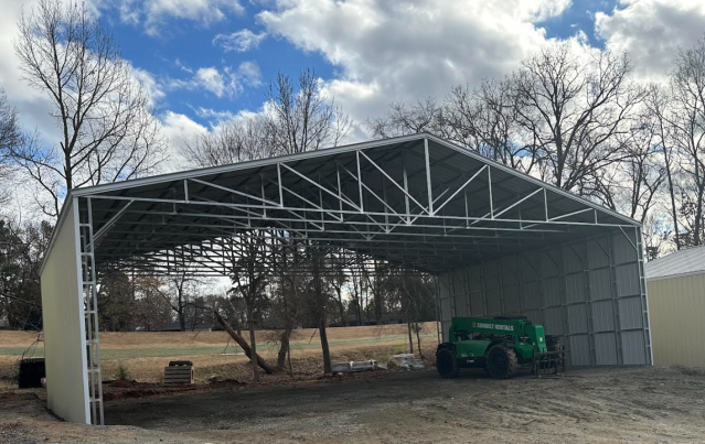 60x40 vertical metal carport