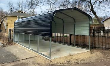 12x25 Regular Roof Carport
