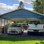 20x20 Boxed Eave Carport