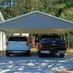 20x20 Boxed Eave Style Carport