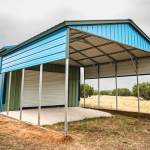 20x20 Vertical Roof Metal Carport