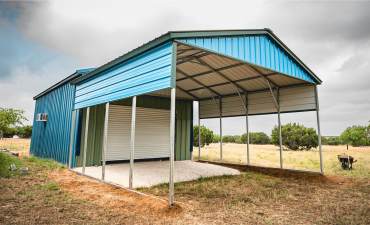 20x20 Vertical Roof Metal Carport