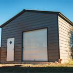 20x30 Vertical Roof Metal Garage North