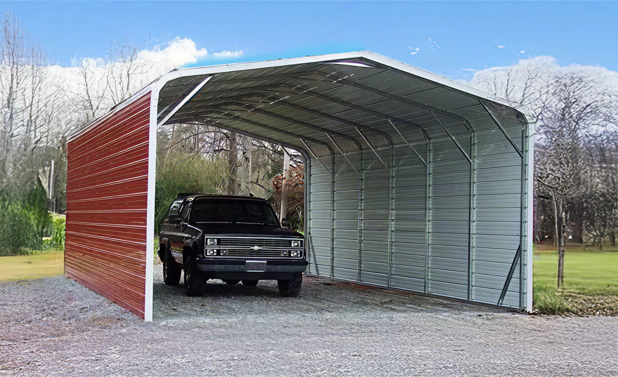 24x30 Regular Roof Carport