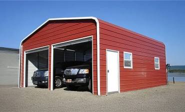 24x30 Regular Roof Metal Garage